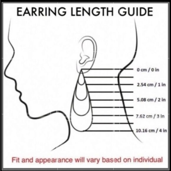 New Zara Vibrant Multicolor Resin Dangle Earrings - Picture 10 of 11